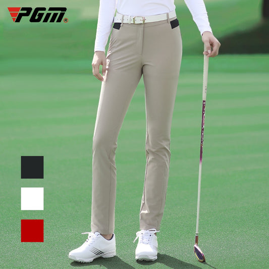 PGM Autumn Winter Ladies Golf Pants Women High Elasticity Sport Trousers Slim Fit Golf/Tennis Pants Warm Windproof Golf Clothing - KiwisLove