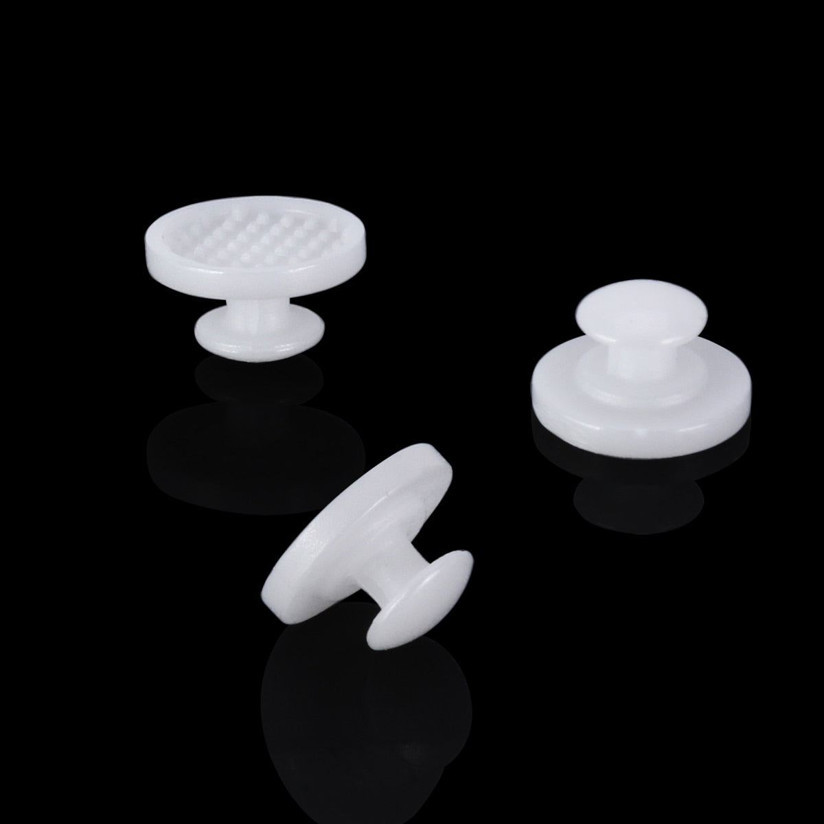 10pcs/Pack Dental Orthodontic Metal Buttons Lingual Buckle Composite Ceramic For Bondable Round Base - KiwisLove