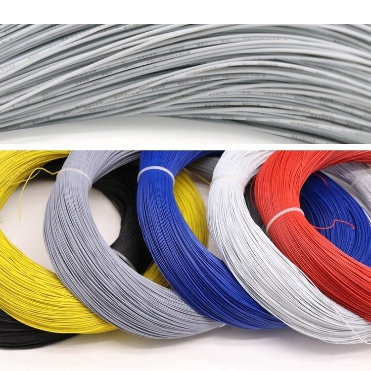 5M UL1571 26AWG PVC Electronic Wire OD 1mm Flexible Cable Insulated Tin-plated Copper Environmental LED Line DIY Cord - KiwisLove