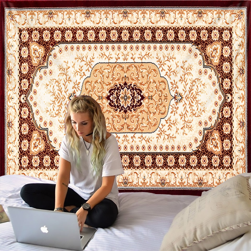 Indian Mandala Tapestry Wall Hanging Sandy Beach Throw Rug Blanket  Mattress psychedelic Bohemian Yoga Shawl Mat Mandala Tapestry - KiwisLove