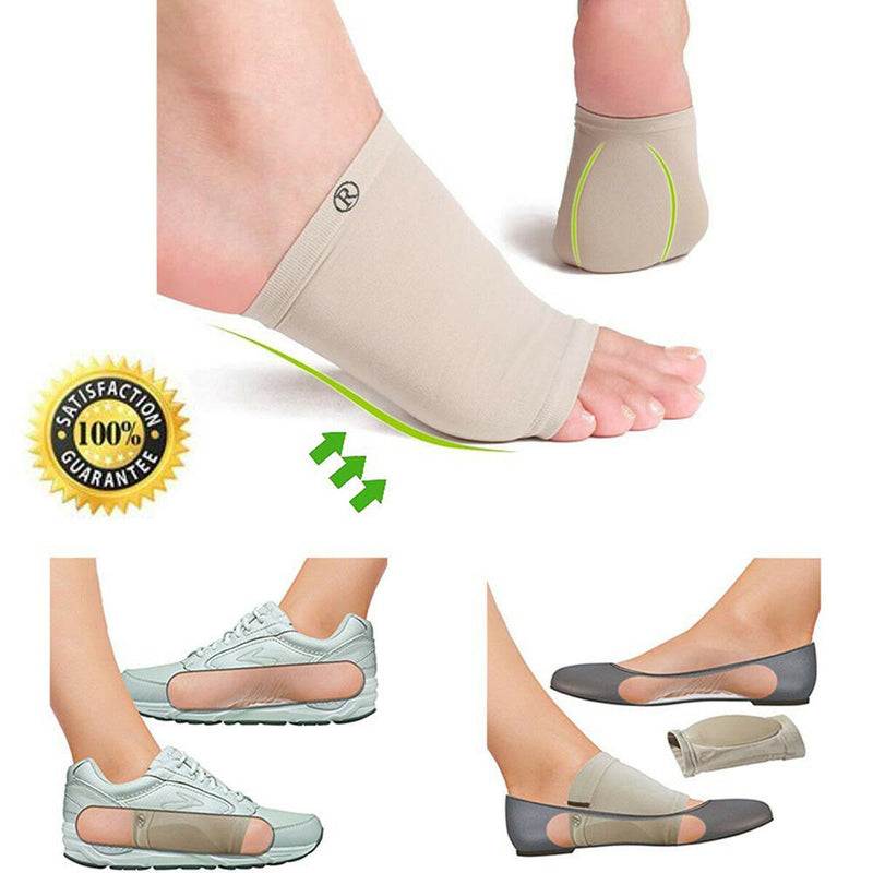1Pair Arch Orthotic Support Insole Foot Plate Flatfoot Corrector Shoe Cushion Foot Care Insert Insoles Foot Brace Support Pad - KiwisLove