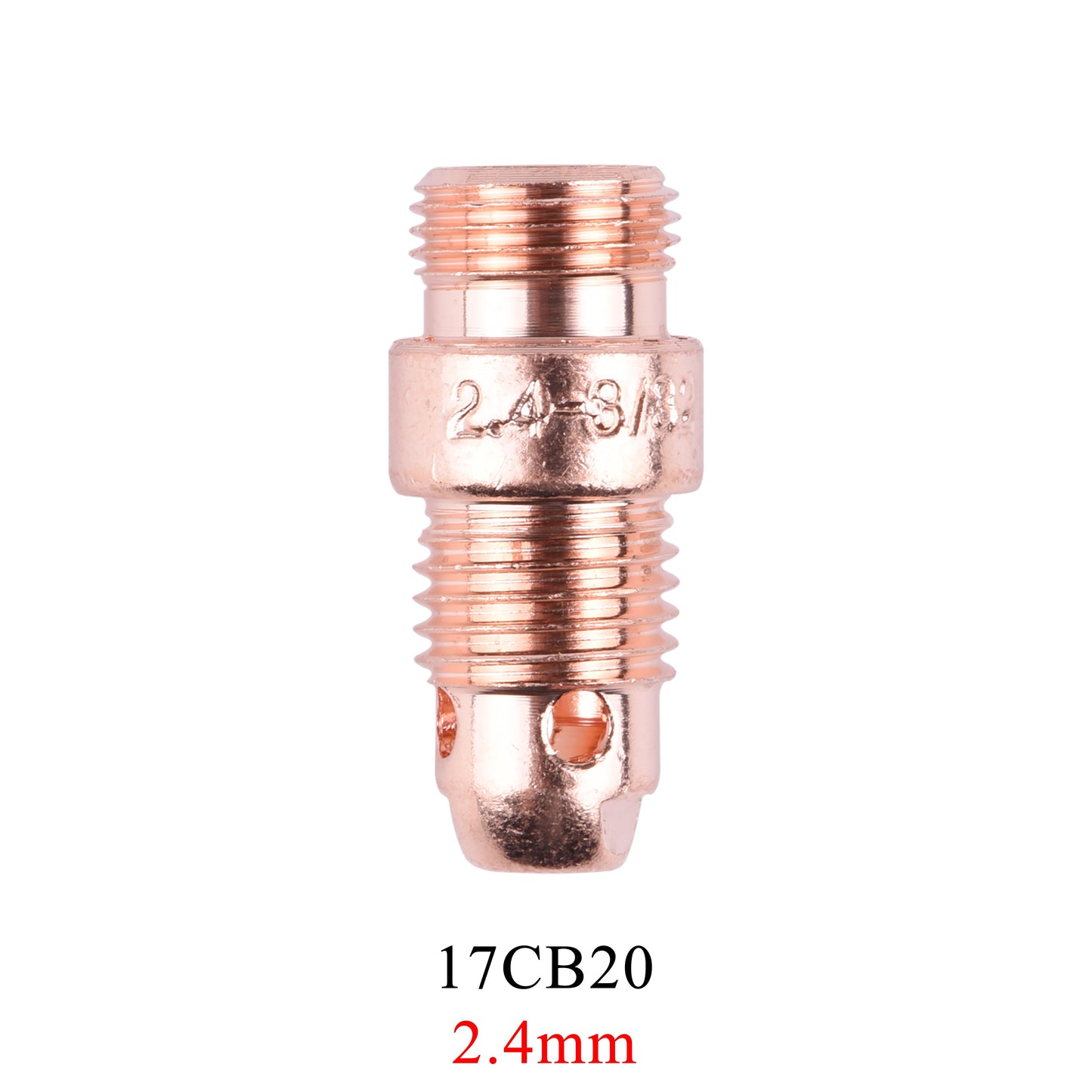 5/10Pcs 1.0/1.6/2.4/3.2mm TIG Collet body Stubby 17CB20 For TIG WP17/18/26 Welding Torch Accessories - KiwisLove
