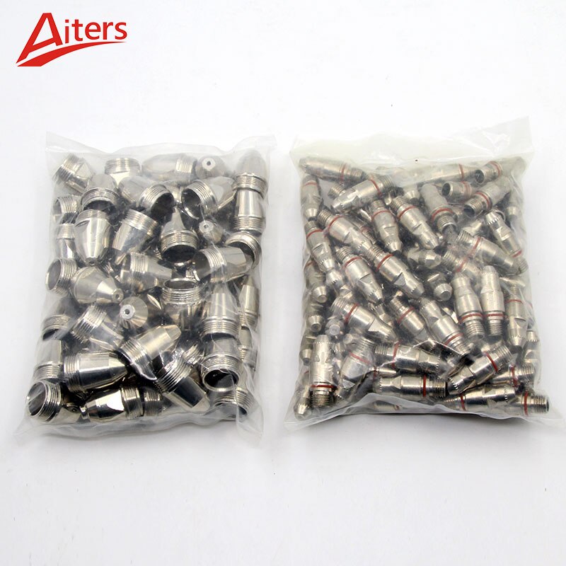 100PCS WSD200 P200 Cutting Consumables Nozlze and Electrode 50PCS Nozlze+50PCS Electrode Plasma Cutter Accessories - KiwisLove