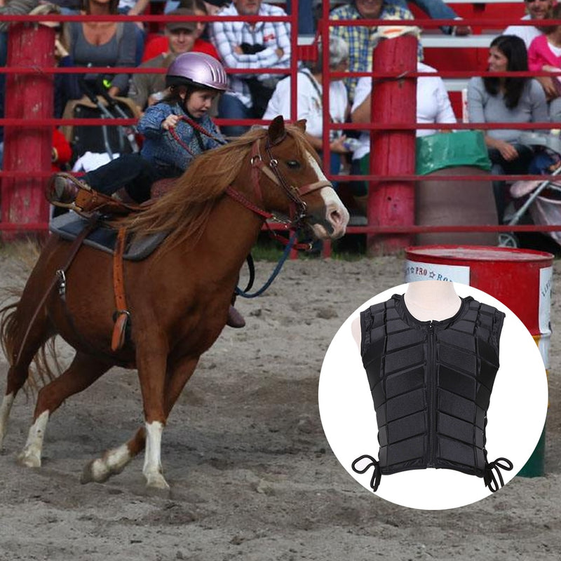 Unisex Adult Kids Eventer Accessory Sports EVA Padded Damping Vest Outdoor Safety Body Protective Horse Riding Armor Equestrian - KiwisLove