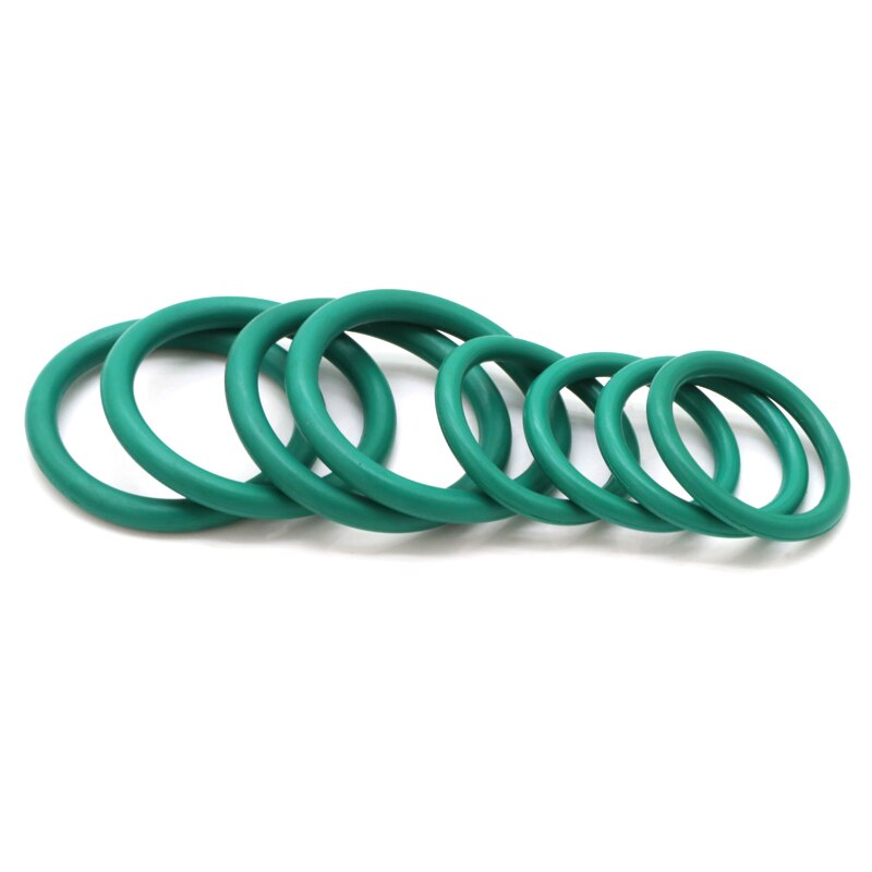 10pcs CS 4.0 mm OD 14~100 mm Green FKM Fluorine Rubber O Ring Sealing Gasket Insulation Oil High Temperature Resistance Green - KiwisLove