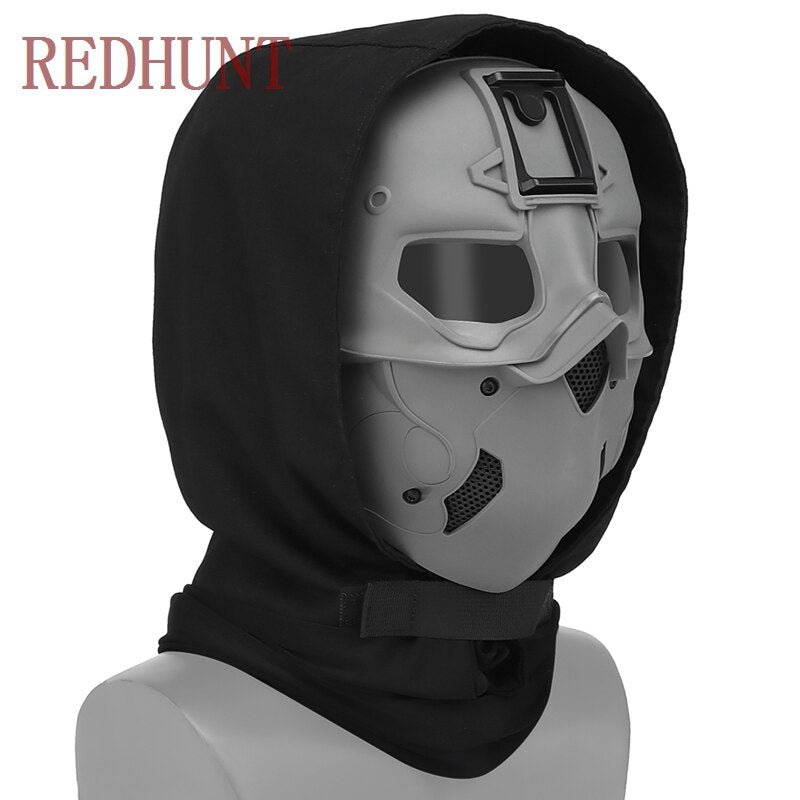 Tactical Airsoft Mask Comes with Headgear Multi-Function Protect Gear Night Vision Devices Base for Paintball Shooting - KiwisLove