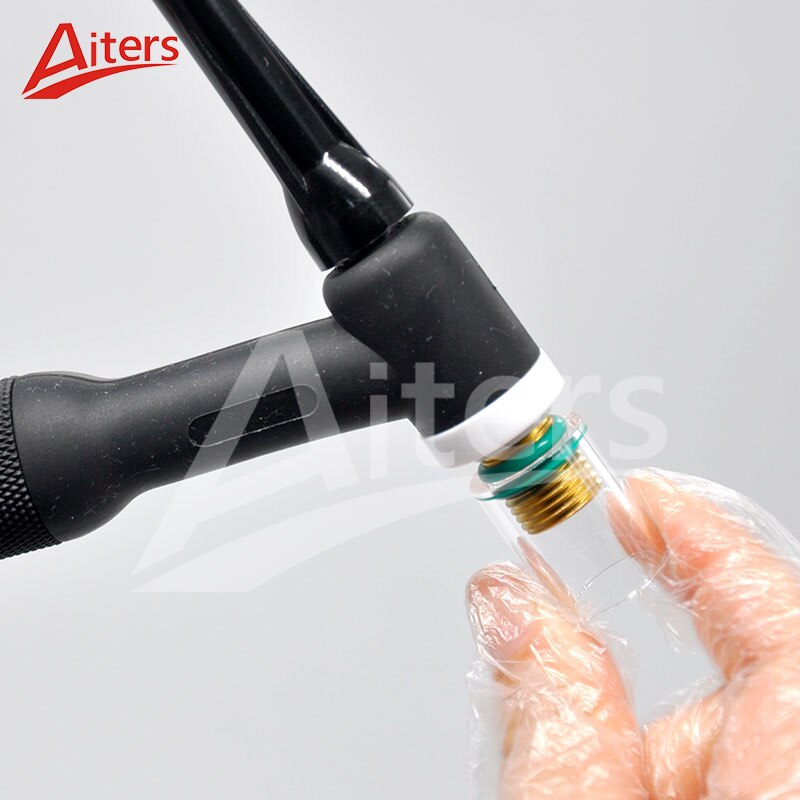 TIG 49PCS Consumables Stubby Gas Lens For WP17 WP18 WP26 Pyrex Glass Cup Spares Kit - KiwisLove