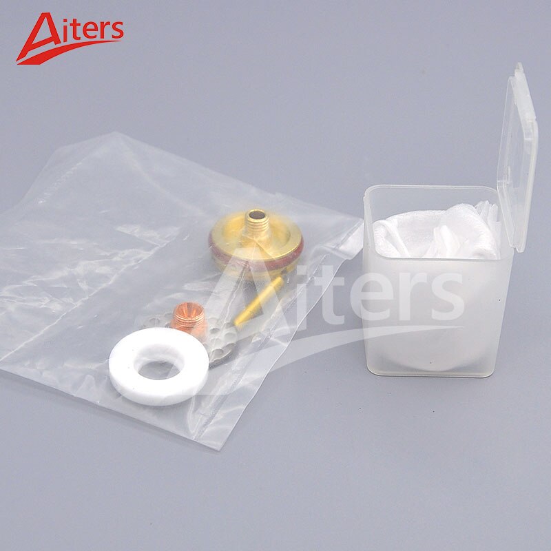 WP9/20/25 TIG 5PCS Pyrex Glass Cup kit Big Separate Gas lens and Gas Saver Connector TIG Welding Torch Accessories - KiwisLove