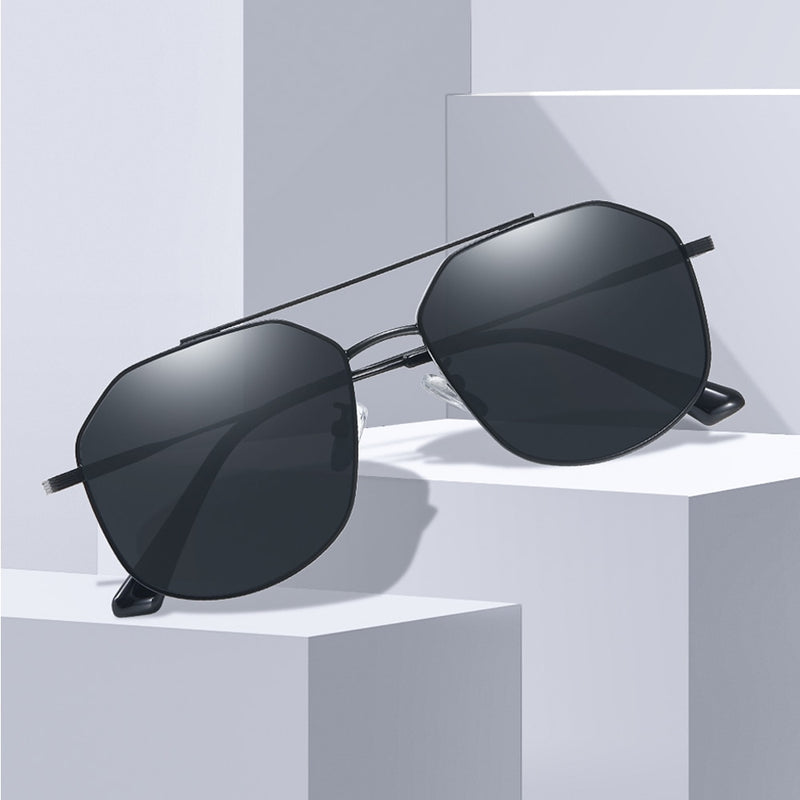 Sunglasses Men Outdoor Polarized Lens UV400 Luxury Crystal Vintage Fashion Driving Sun Glasses Eyewear For Women Female N58095 - KiwisLove