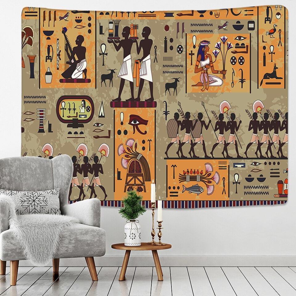 Ancient Egyptian Egypt Tapestry Wall Hanging Home Dorm Decor Bedspread Throw Art Home Decor - KiwisLove