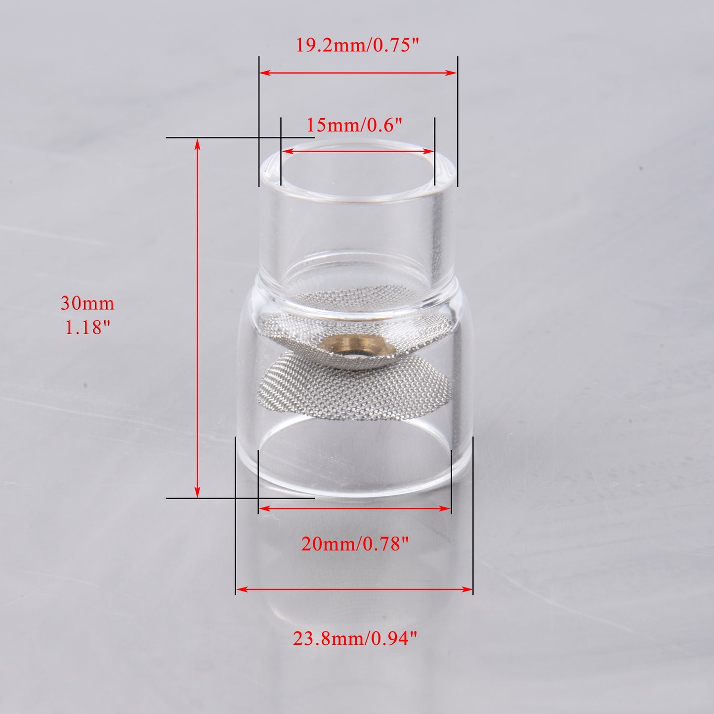 12pcs TIG Welding  #12 High Temperature Glass Cups Kit Torches WP9 20 25 Stubby Collets Body Gas Lens Sets - KiwisLove