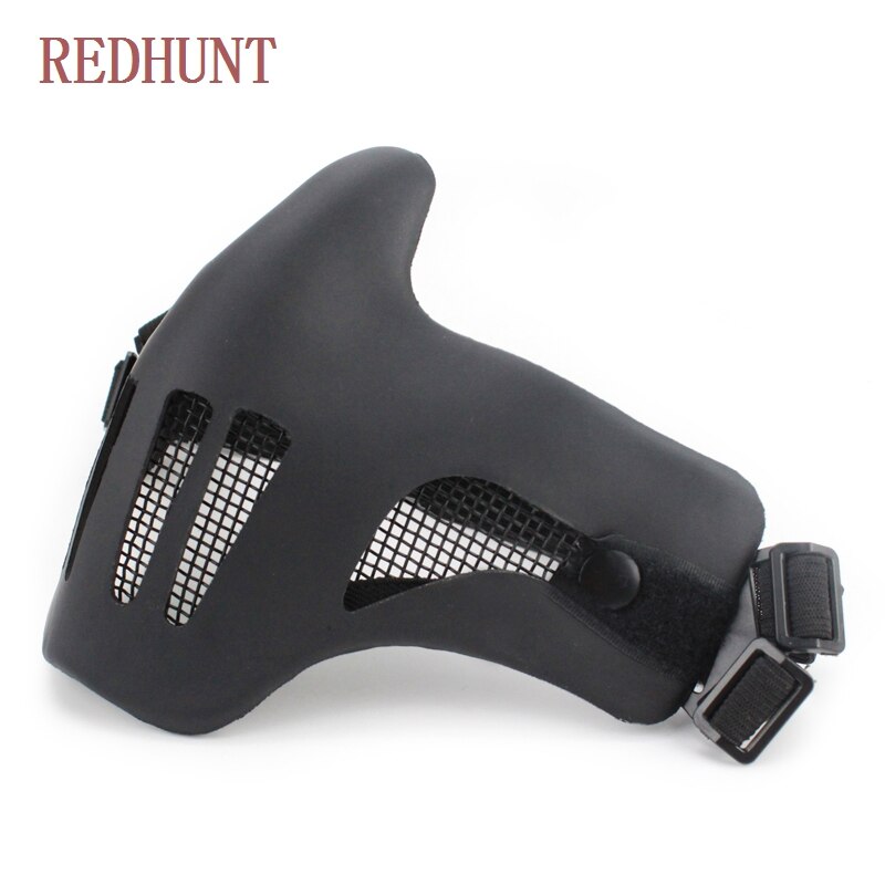 Tactical V1 Ghost Recon Style Paintball Mask Army Half Face Airsoft Skull Mask Hunting Accessories Shooting Protective - KiwisLove