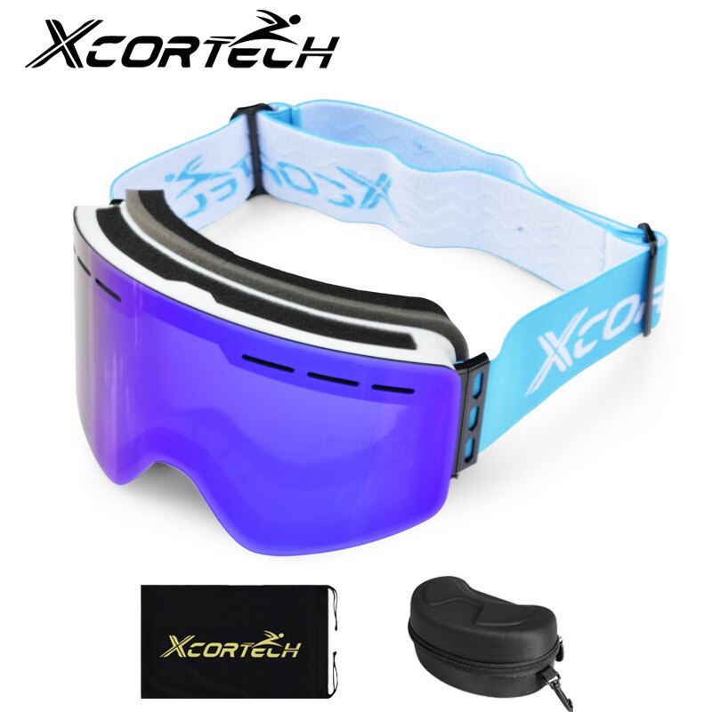 Ski Goggles Snowboard Snow Eyewear Anti-fog Big Ski Mask Glasses UV Protection - KiwisLove