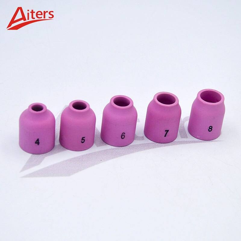 17Pcs Stubby Gas Lens Kit for WP9/20/25 TIG Welding Torch with Collet Alumina Ceramic Nozzle Cup and Back Cap - KiwisLove