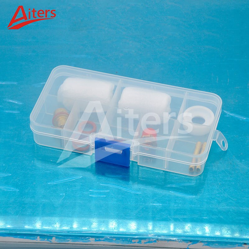 TIG 11PCS Small Connector Kit for WP9/20/25 with Small Separate Gas lens and 9# Pyrex Glass Cups Welding Accessories - KiwisLove