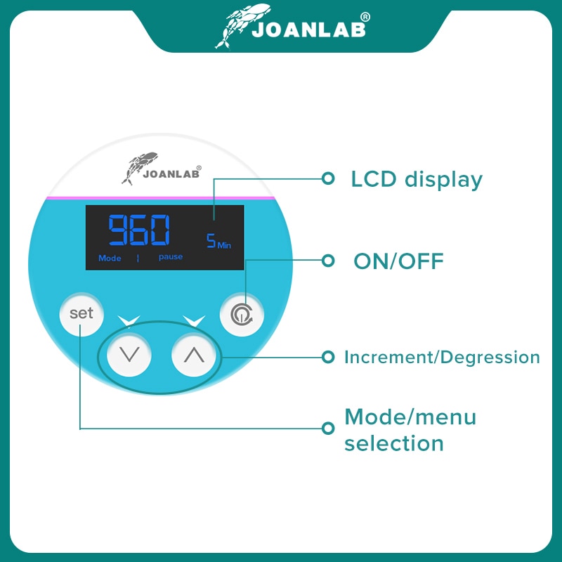JOANLAB Official Store Laboratory Stirrer Electric Stirrer Digital Display Overhead Stirrer Lab Mixer Lab Equipment 110V To 220V - KiwisLove