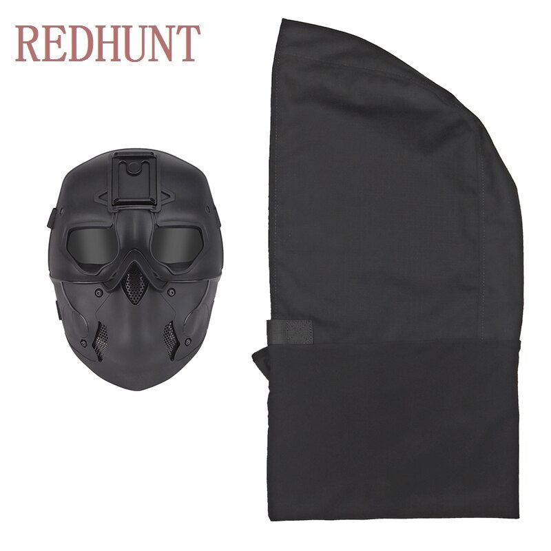 Tactical Airsoft Mask Comes with Headgear Multi-Function Protect Gear Night Vision Devices Base for Paintball Shooting - KiwisLove