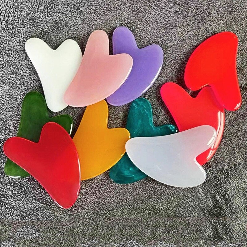 Beautiful Massage Beeswax Guasha Scraping Massage Scraper Face Massager Acupuncture Gua Sha Eye Face Board SPA Massage Tool - KiwisLove