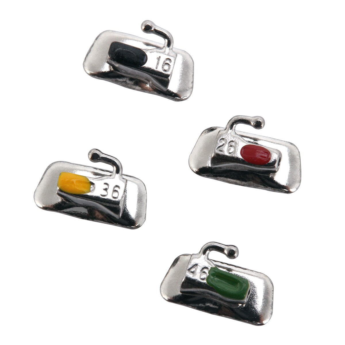 5Pack=20pcs Azdent Dental 1st molar Oral Orthodontics Non-Convertible Bondable Single Buccal Tube Roth/MBT - KiwisLove