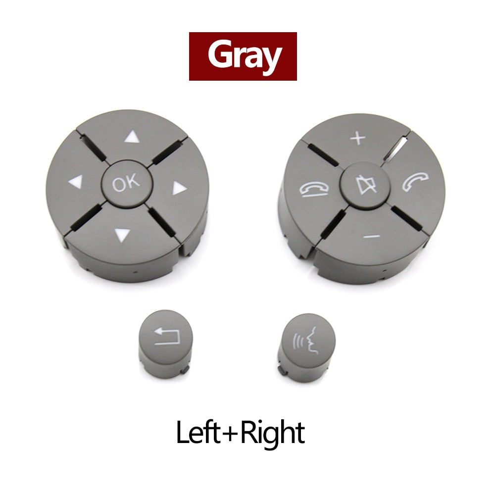 Car Steering Wheel Buttons Switch Cover Trim Repair Kit For Mercedes Benz 204 C Class GLK X204 E Class W212 - KiwisLove