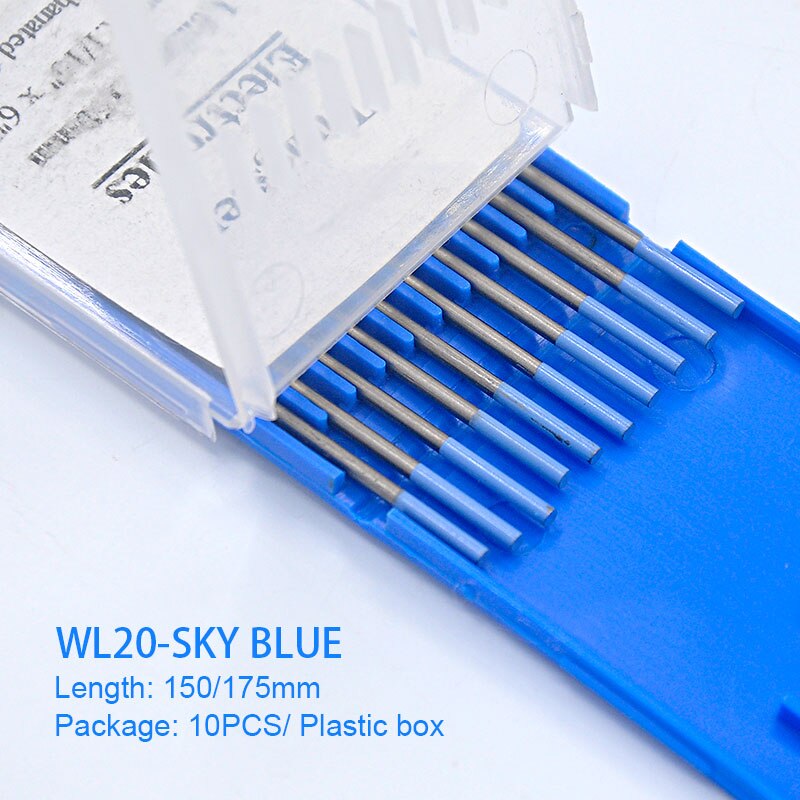Tungsten Electrodes Welding Electrodes WT20 WC20 WL20 WL15 WZ8 WP WY20 2.4x150 175mm TIG Rods - KiwisLove