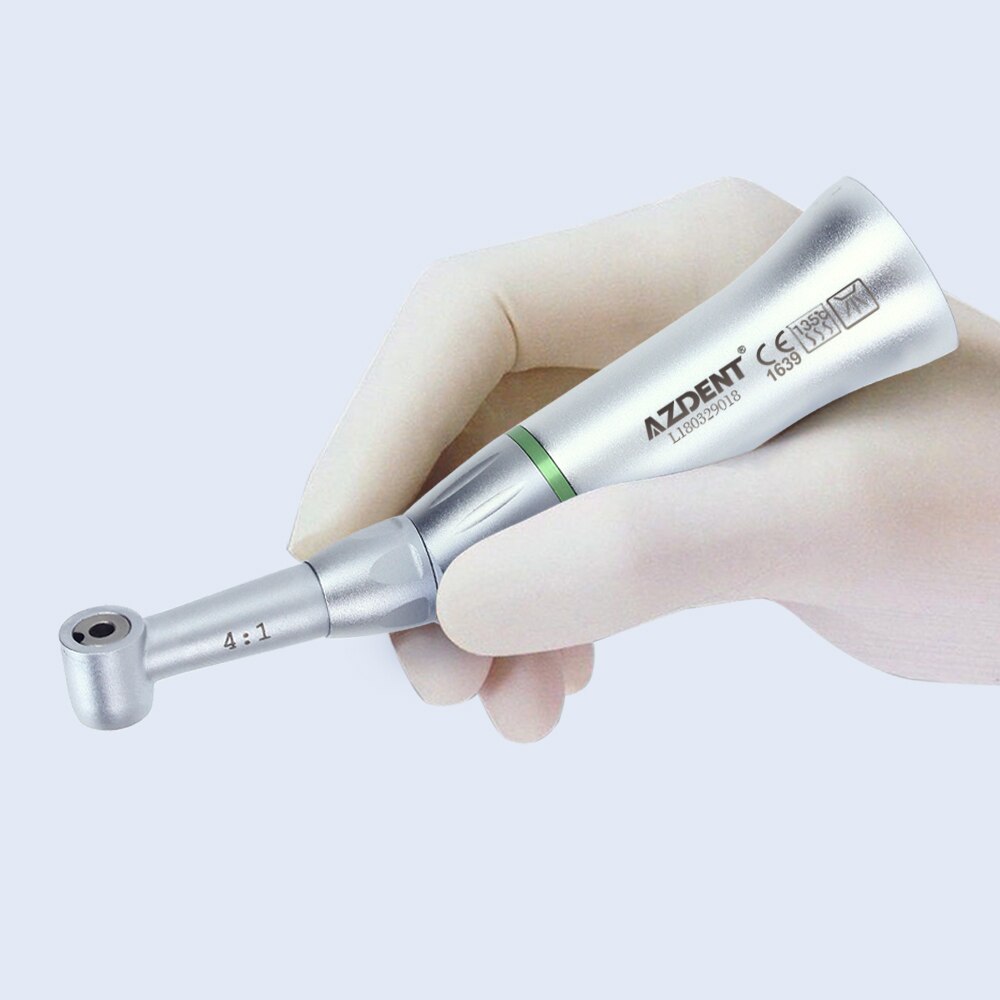 4:1 AZDENT Dental Low Speed Handpiece Contra Angel Dentist Tools - KiwisLove