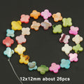 Natural Shell Beads Multicolor Mother of Pearl Love Star Cross Loose Spacer Beads for Jewelry Making DIY Bracelet Accessories - KiwisLove