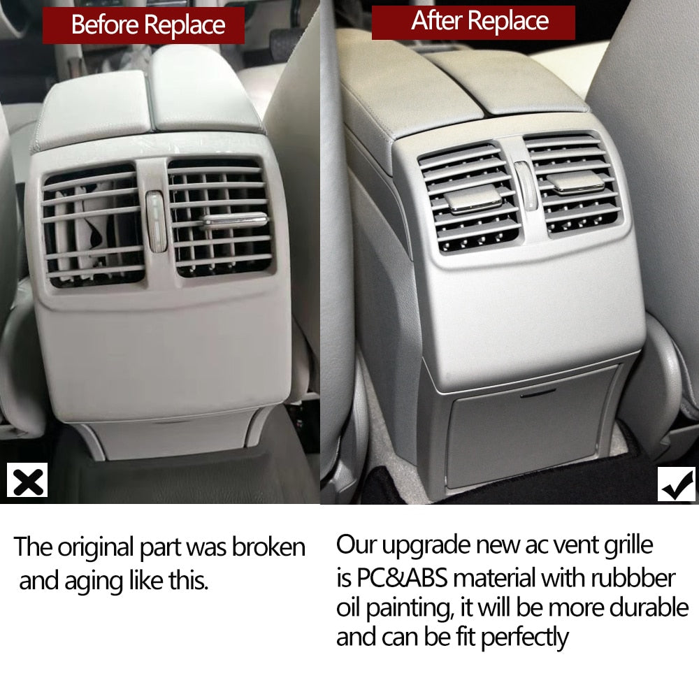 Rear Air Conditioning AC Vent Grill Outlet Cover For Mercedes Benz W212 E Class E200 E260 E280 Sedan 2009-2011 2128300954 - KiwisLove