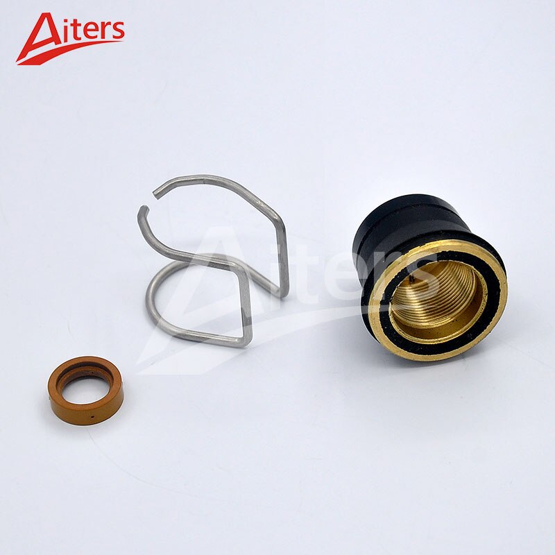23PCS Trafimet S45 Plasma Cutter Torch Torch Tips Nozzle and Electrode Spacer Guide Retaining Cap Ring Consumables for S45 - KiwisLove