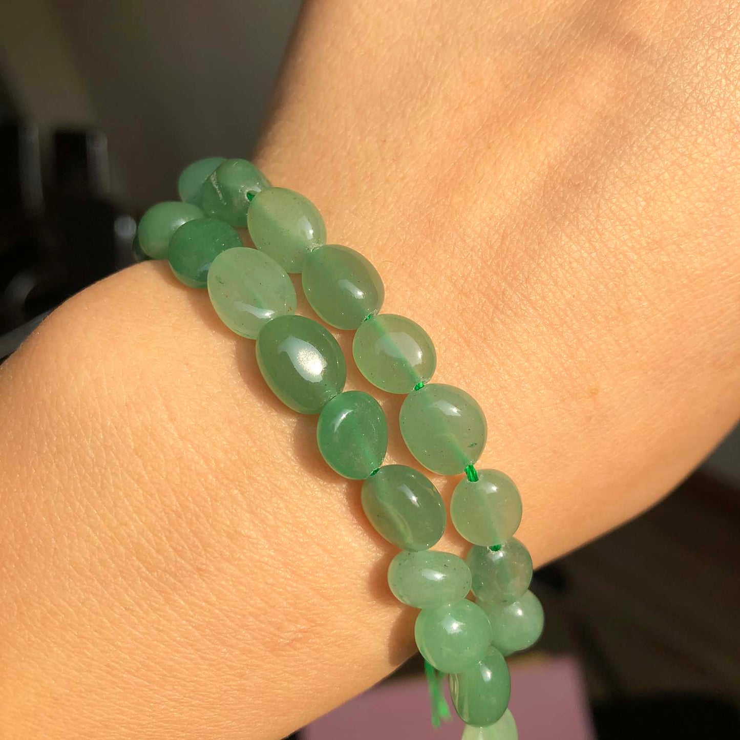 5-8mm Natural Irregular Green Aventurine Jades Stone Beads For Jewelry Making DIY Bracelet Earrings Accessories 15&#39;&#39;Inches - KiwisLove