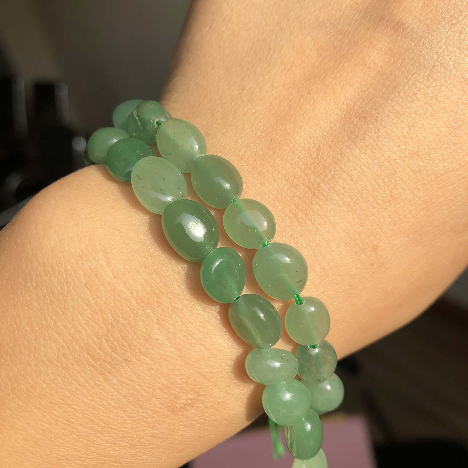 5-8mm Natural Irregular Green Aventurine Jades Stone Beads For Jewelry Making DIY Bracelet Earrings Accessories 15&#39;&#39;Inches - KiwisLove