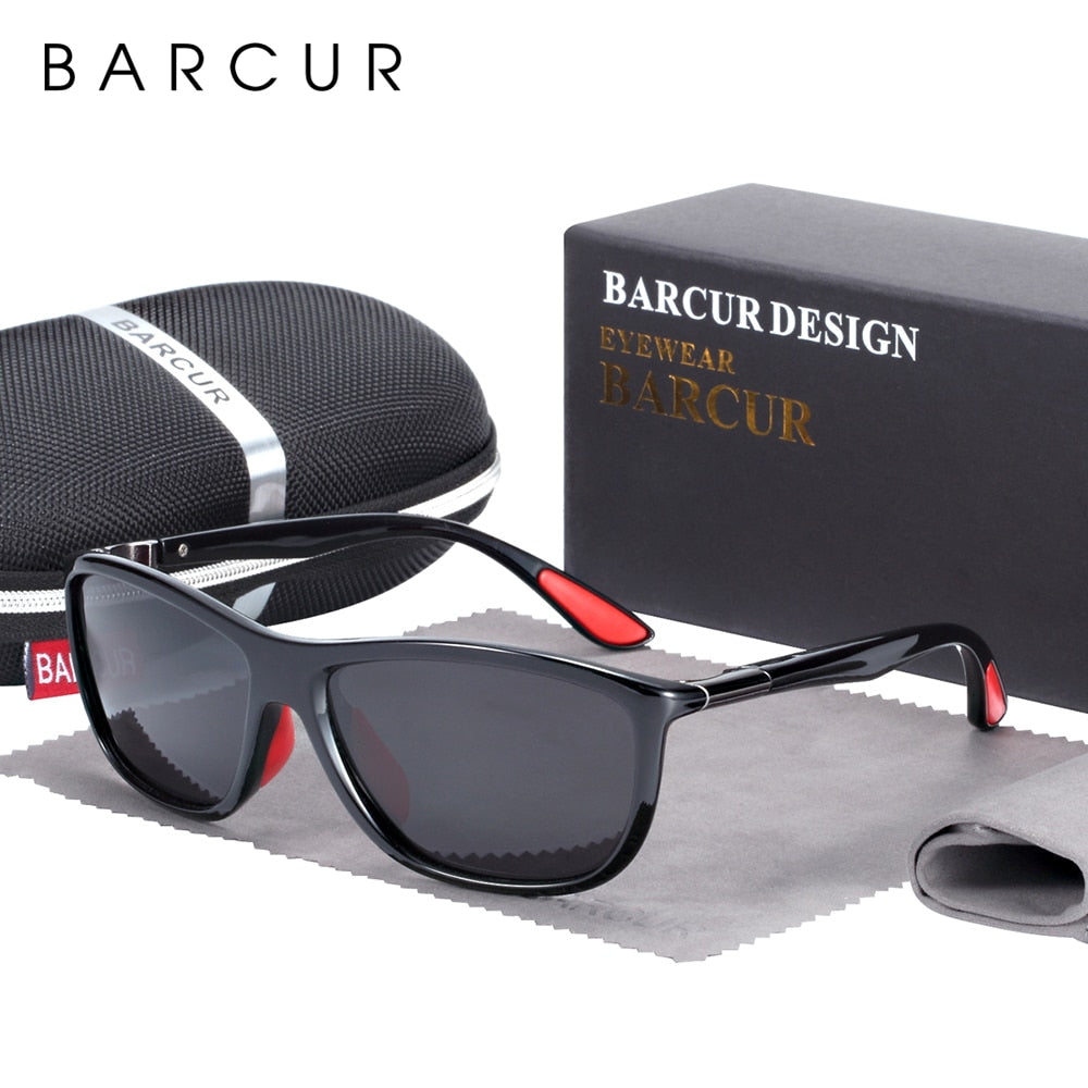 BARCUR Sports Eyewear Mens Sunglasses Polarized Women Sun glasses oculos de sol feminino - KiwisLove