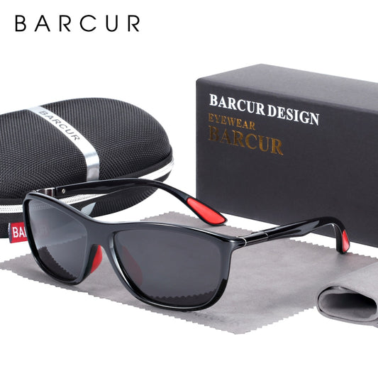 BARCUR Sports Eyewear Mens Sunglasses Polarized Women Sun glasses oculos de sol feminino - KiwisLove