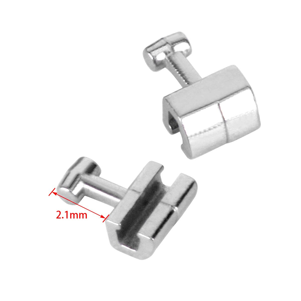 10Pcs/Pack Dental Crimpable Hooks Cross Tube Long Short Right/Left Stainless Steel Fixed on the Arch Wires - KiwisLove