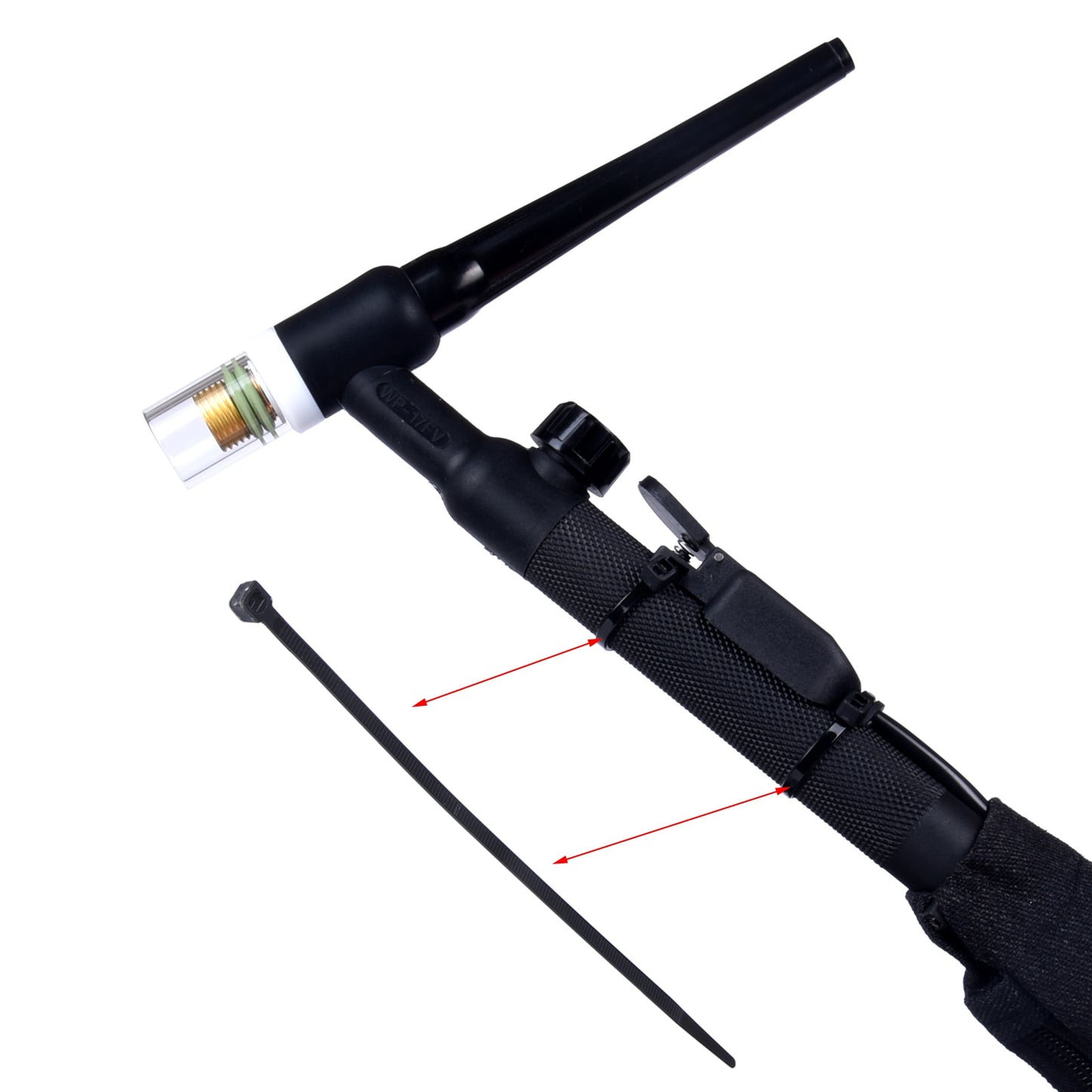 4.3M 14.11Ft Length K-01 Torch Micro Switch Trigger With Wire Line Aviation Plug Fitting For TIG Plasma Cutting Welding Torch - KiwisLove