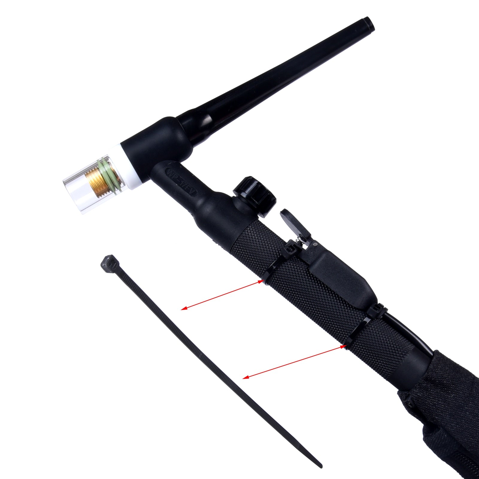 4.3M 14.11Ft Length K-01 Torch Micro Switch Trigger With Wire Line Aviation Plug Fitting For TIG Plasma Cutting Welding Torch - KiwisLove