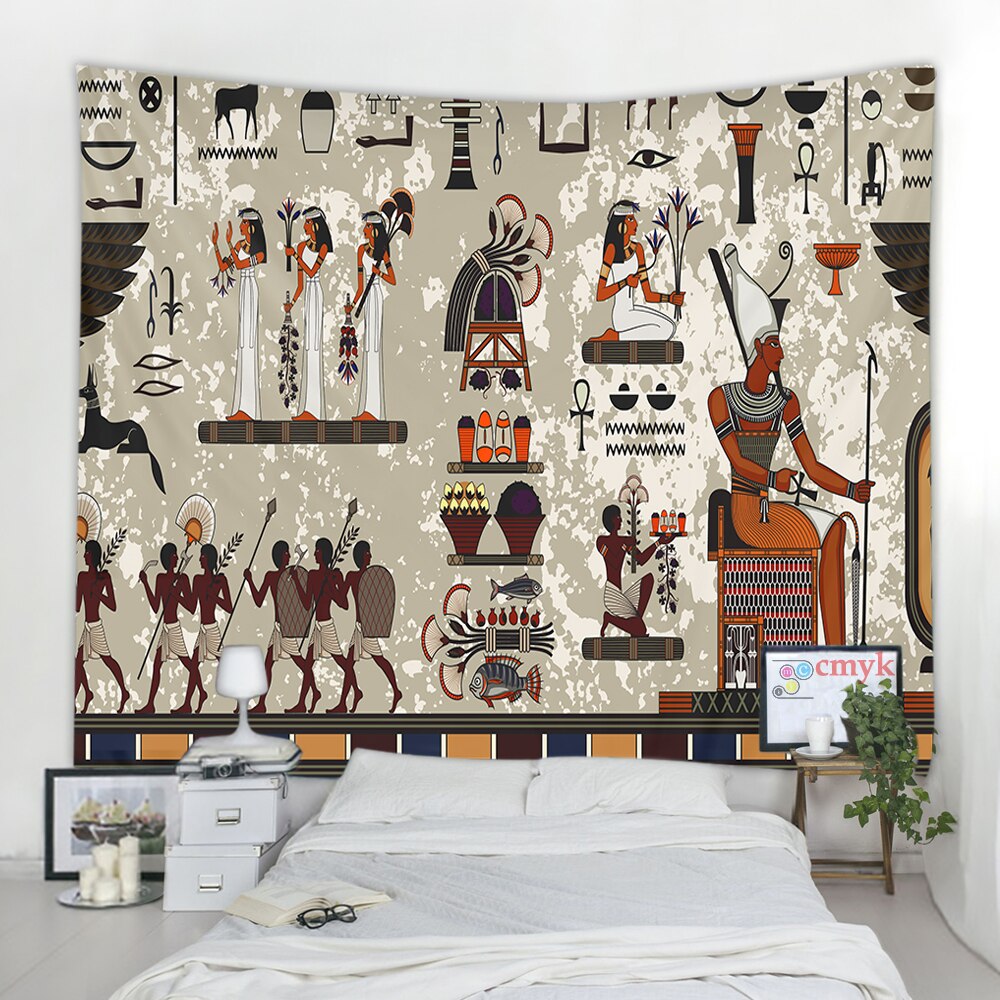 Ancient Egyptian Egypt Tapestry Wall Hanging Home Dorm Decor Bedspread Throw Art Home Decor - KiwisLove
