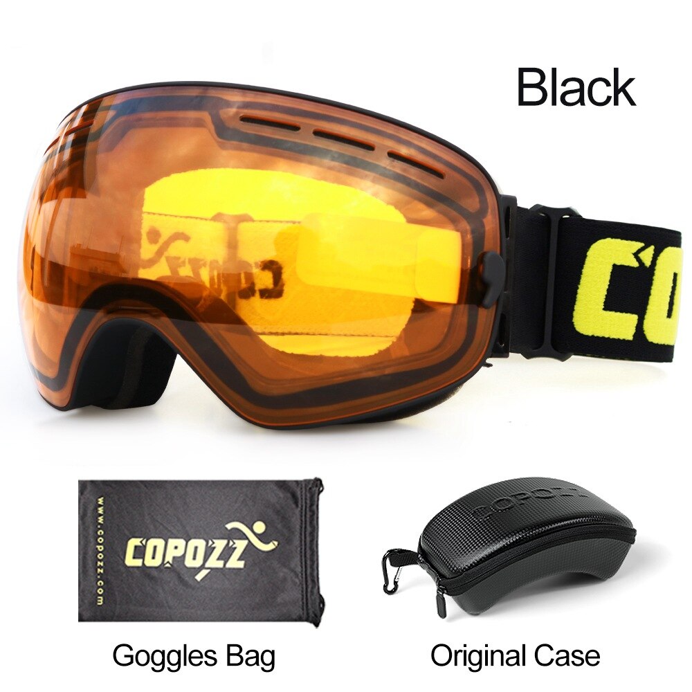 COPOZZ Brand Skiing Goggles Men Women Snowboard Goggles Glasses for Skiing UV400 Protection Snow Ski Glasses Anti-fog Ski Mask - KiwisLove