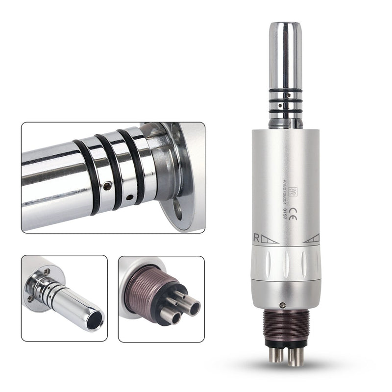 Dental Inner Water Air Motor Low Speed Handpiece 4 Hole E-type 1:1 Ratio with Internal  Cooling System - KiwisLove