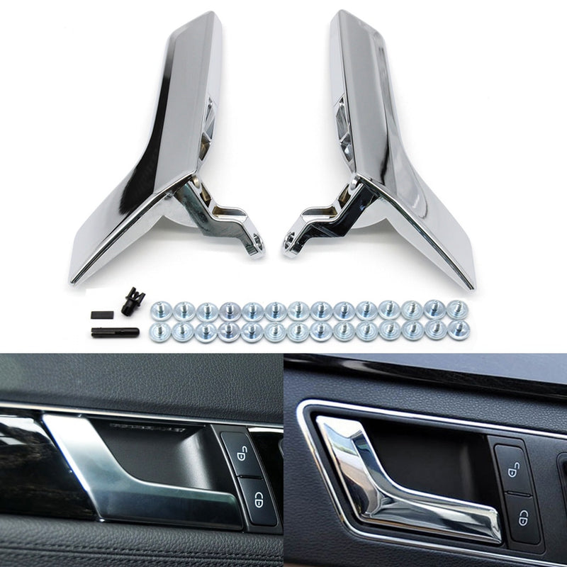 New Upgraded Car Interior Door Opening Handle Kit Replacement For Mercedes Benz W204 C Class C180 C200 C300 GLK 2008-2015 - KiwisLove