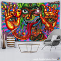 Mandela Wall hanging Tapestry psychedelic pattern yoga throw beach throw carpet Hippie Home Decor mandala Wall Tapestry Blanket - KiwisLove