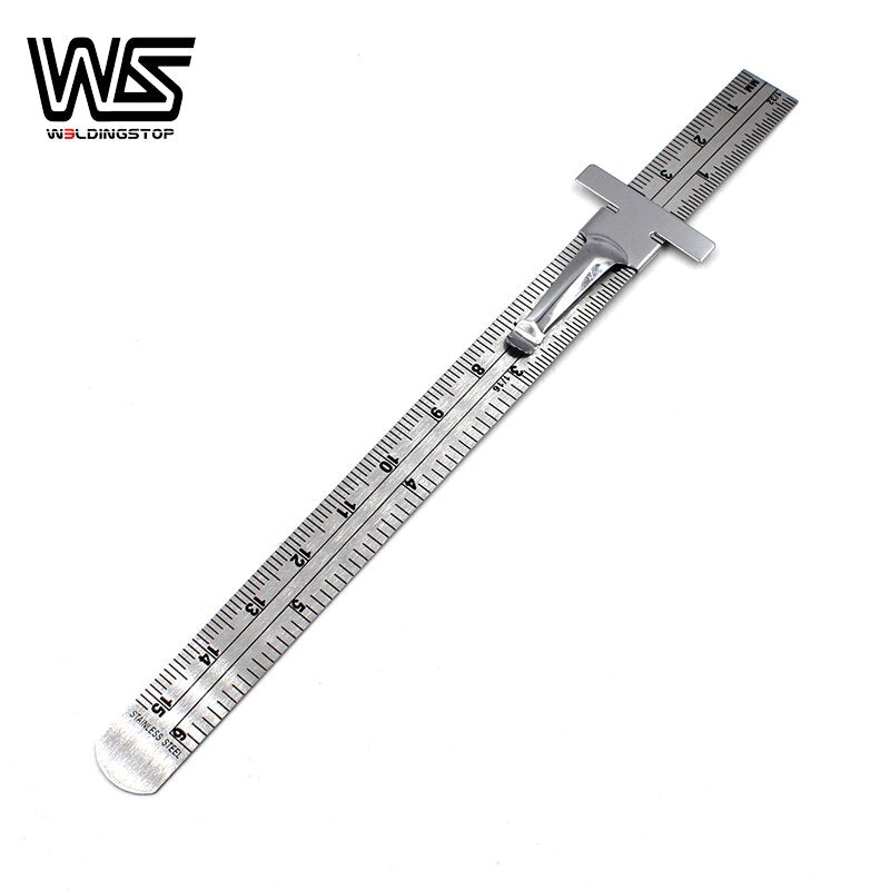 Economic 1.3mm thickness hole gap measuring tool Taper Gauge + Depth Gauge welding gage - KiwisLove