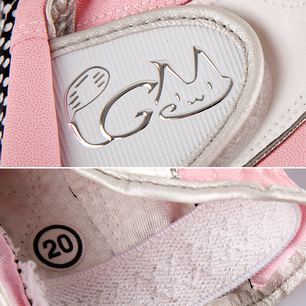 2pcs PGM Women Golf Gloves Top Soft Breathable PU Leather Golf with Non-Slip Particle Outdoor Sports Wholesale Golf Accessories - KiwisLove