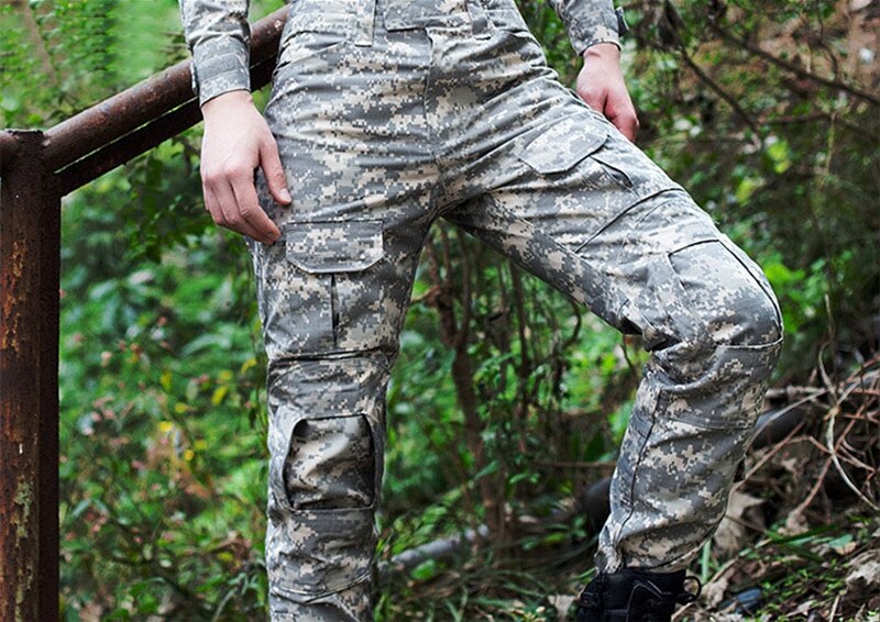 Outdoor Men Casual Pants Tactical Camouflage Pants Hunting Military Trousers Men Cargo Pants - KiwisLove