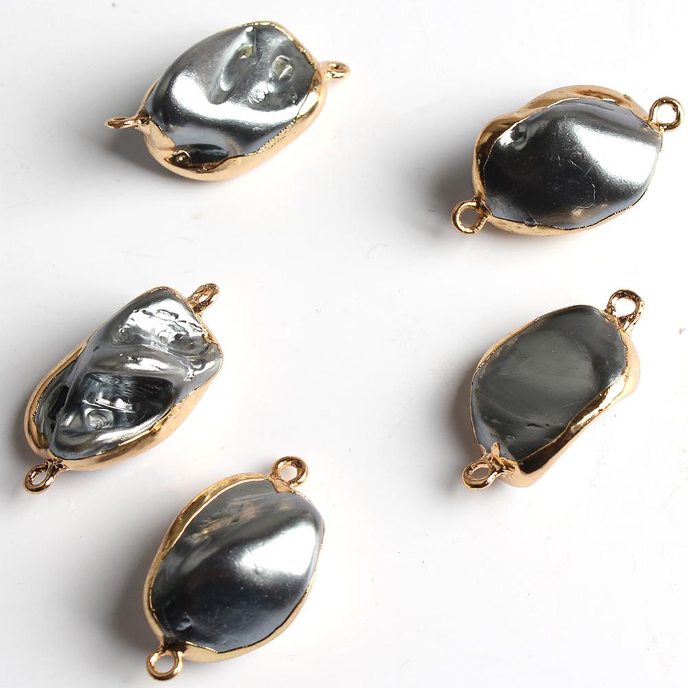 1pcs Natural Irregular Freshwater Pearls Yellow Pink White Grey Loose Beads For Jewelry Making Diy Pearl Necklace Bracelet - KiwisLove