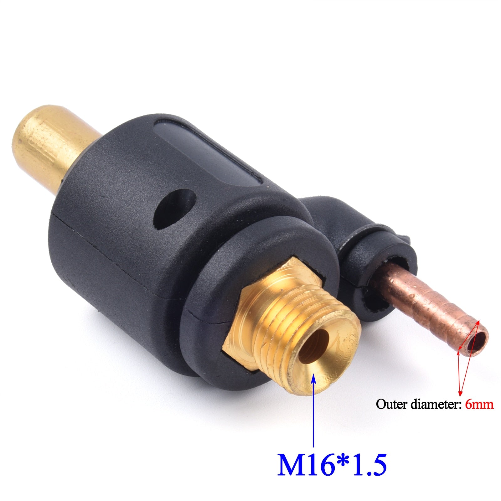 TIG Welding Power Cable Quick Convert M12*1.0 M16*1.5 Gas Adapter Transfer Integrate 10-25/35-50 Euro Connector For TIG Torch - KiwisLove