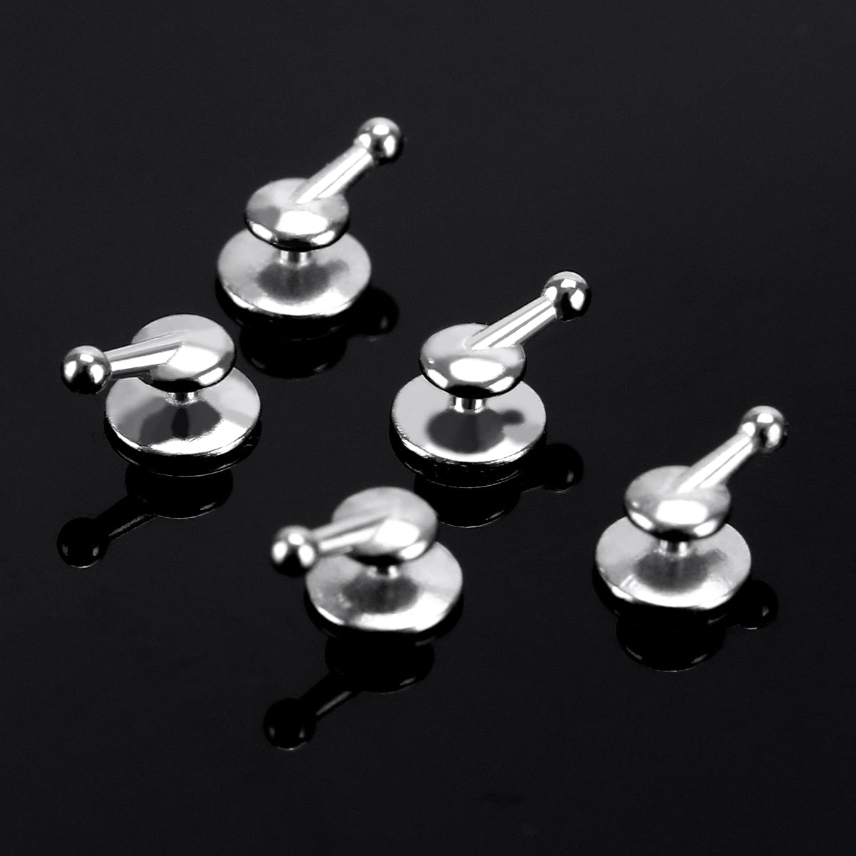 AZDENT Dental Orthodontic Bondable Lingual Buttons with Hook Round Base 10pcs/Bag - KiwisLove