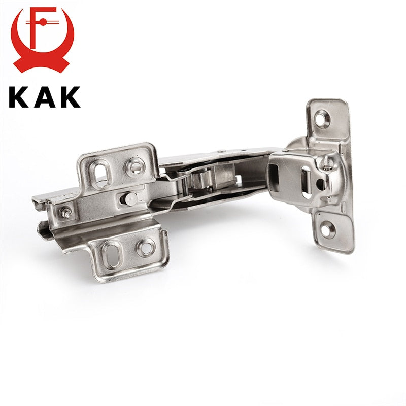KAK 175 Degree Cabinet Hinge Cold Rolled Steel Fixed Hinge Rustless Iron Cabinet Cupboard Door Hinges For Furniture Hardware - KiwisLove