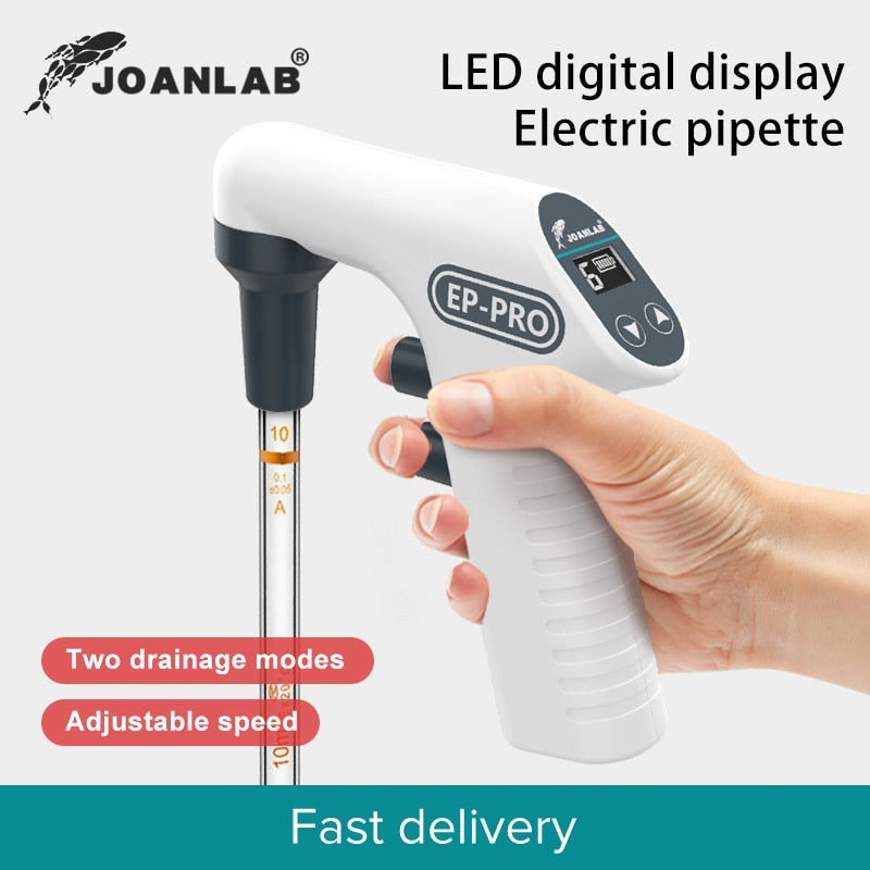 JOANLAB Pipette Lab Electric Pipette Controller Automatic Pipette Lab Equipment Electronic Pipette Pump Range: 200ml 110/220v - KiwisLove