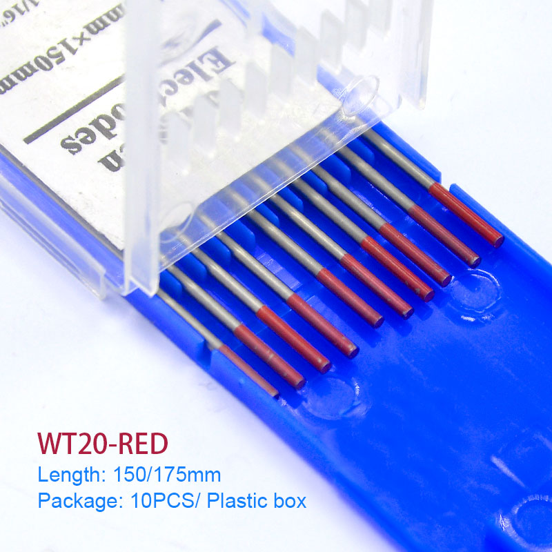WP Torch 2.0x150 175mm Tungsten Electrodes Welding Rods WT20 WL15 WZ8 WL20 WP WC20 Tungsten Needle for Argon Arc TIG Accessories - KiwisLove
